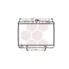 Image de VAN WEZEL Radiateur de refroidissement du moteur pour NISSAN X-TRAIL (T30)