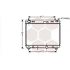 Image de VAN WEZEL 53002358 Radiateur Refroidisseur d'eau Refroidisseur de moteur pour TOYOTA Yaris à hayon (P9) Yaris à hayon (P13)