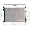 Image de VAN WEZEL 17002329 Radiateur Refroidisseur d'eau Refroidisseur de moteur pour FIAT MULTIPLA (186)