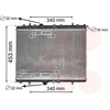 Image de VAN WEZEL 40002290 Radiateur Refroidisseur d'eau Refroidisseur de moteur adaptable sur PEUGEOT 207 (WA, WC) 207 CC (WD) 208 I bicorps (CA, CC) 207 SW (WK) 1007 (KM)