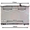 Image de VAN WEZEL 82002174 Radiateur Radiateur à eau Radiateur moteur pour HYUNDAI SANTA FÉ II (CM)