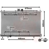 Image de VAN WEZEL 32002199 Radiateur à eau pour MITSUBISHI Lancer VII Berline (CSA, CTA) et Lancer VII Break (CSW, CTW)