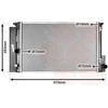 Image de Radiateur moteur de VAN Wezel (53002474) Echangeur de chaleur Refroidissement Radiateur moteur