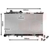 Image de Radiateur, refroidissement moteur *** IR PLUS *** de VAN Wezel avec accessoires (51002066) Echangeur de chaleur Refroidissement Radiateur moteur