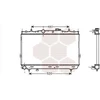 Image de VAN WEZEL 82002185 Radiateur à eau pour moteur, destiné aux modèles HYUNDAI COUPE (GK), ELANTRA (XD) et ELANTRA berline (XD)