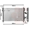 Image de VAN WEZEL 81002087 Radiateur Refroidisseur d'eau Refroidisseur de moteur pour CHEVROLET Aveo / Kalos bicorps (T250, T255) Aveo / Kalos limousine (T250, T255)