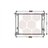 Image de VAN WEZEL 83002143 Radiateur Refroidisseur d'eau Refroidisseur de moteur pour KIA SOUL (AM)