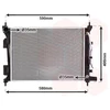 Image de VAN WEZEL 82002276 Radiateur Refroidisseur d'eau Refroidisseur de moteur pour HYUNDAI i20 (PB, PBT) pour KIA RIO III (UB)