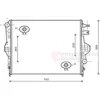 Image de VAN WEZEL Radiateur, refroidissement du moteur Article : 58002316