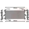 Image de VAN WEZEL 17002399 Radiateur à eau pour FIAT Ducato fourgon (250, 290), Ducato plateau / châssis (250, 290), Ducato bus