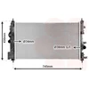 Image de VAN WEZEL 37002591 Radiateur Refroidisseur d'eau Refroidisseur de moteur pour OPEL INSIGNIA Caravan ZAFIRA TOURER C (P12) INSIGNIA INSIGNIA Stufenheck