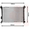 Image de VAN WEZEL 82002309 Radiateur Radiateur à eau Radiateur moteur pour HYUNDAI i20 (PB, PBT)