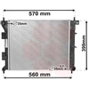 Image de VAN WEZEL 82002338 Radiateur Radiateur à eau Radiateur moteur pour HYUNDAI i30 (GD) pour KIA CEE'D (JD)