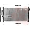 Image de VAN WEZEL 07002121 Radiateur à eau pour JEEP COMPASS (MK49), CHRYSLER SEBRING Cabriolet (JS) et DODGE Caliber à hayon