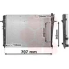 Image de VAN WEZEL 82002328 Radiateur Refroidisseur d'eau Refroidisseur de moteur pour HYUNDAI TUCSON (JM) pour KIA SPORTAGE (JE, KM)
