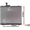 Image de VAN WEZEL 52002137 Radiateur Radiateur à eau Radiateur moteur pour SUZUKI SWIFT IV (FZ, NZ)