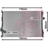 Image de VAN WEZEL 13012702 Radiateur Refroidisseur d'eau Refroidisseur de moteur pour NISSAN Qashqai / Qashqai +2 I (J10, NJ10)