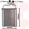 Image de VAN WEZEL 82006356 Échangeur thermique Chauffage intérieur Radiateur pour HYUNDAI SANTA FÉ II (CM)