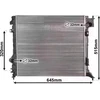 Image de VAN WEZEL 13012704 Radiateur Refroidisseur d'eau Refroidisseur de moteur pour RENAULT Kadjar (HA, HL) pour NISSAN Qashqai II (J11, J11)