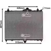 Image de VAN WEZEL 40012701 Radiateur Refroidisseur d'eau Refroidisseur de moteur adaptable sur PEUGEOT 508 SW I (8E) 508 I (8D) Berline