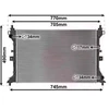 Image de VAN WEZEL 52012703 Radiateur Radiateur à eau Radiateur moteur pour SUZUKI VITARA (LY) SX4 S-Cross (JY)