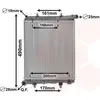 Image de VAN WEZEL 40002411 Radiateur Radiateur   eau Radiateur moteur pour TOYOTA AYGO (PAB4, KGB4) adapt © pour PEUGEOT 108 pour CITRO  N C1 II (PA, PS)