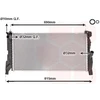 Image de VAN WEZEL 06012703 Radiateur à eau pour BMW 2 Active Tourer (F45), 2 Gran Tourer (F46) et MINI à hayon (F56)