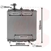 Image de VAN WEZEL 32002266 Radiateur Refroidisseur d'eau Refroidisseur de moteur pour MITSUBISHI Mirage / Space Star à hayon (A0A)
