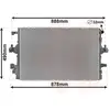 Image de VAN WEZEL - Radiateur refroidissement moteur 58012716 - Réf. 58012716