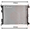 Image de VAN WEZEL 82012705 Radiateur Refroidisseur d'eau Refroidisseur de moteur pour HYUNDAI VELOSTER (FS)