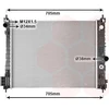 Image de VAN WEZEL 37012718 Radiateur Radiateur à eau Radiateur moteur pour OPEL Mokka / Mokka X (J13)