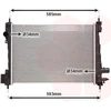 Image de VAN WEZEL 37012721 Radiateur Refroidisseur d'eau Refroidisseur de moteur pour OPEL Karl (C16)