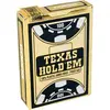 Image de Texas Holdem Gold Jumbo Face czarne