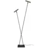Image de Lucide DUARTE   Lampe sur pied   2 x G9   Gris fer, 28 cm, 163 cm