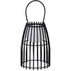 Image de Lampe de table LED FJARA noire 0,3 W, nuances de blanc, 30 lm, métal, dimensions : 25 x 17,5 x 17,5 cm, IP44, Lucide