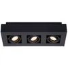 Image de Plafonnier Spots Lucide Xirax 3xgu10 Led Noir Dim.