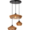 Image de YUNKAI 3xE27 60W Lucide lampe suspendue boho triple