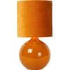 Image de Lampe de table en verre avec abat-jour jaune E14 Esterad Lucide