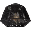 Image de Plafonnier avec abat-jour en coton noir JESSICA 1xE27 60W Lucide
