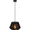 Image de JESSICA lampe suspendue en coton noir 1xE27 60W Lucide