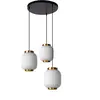 Image de Suspension Lucide Gosse Porcelaine Blanche 3xe27 Ø40