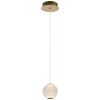 Image de Suspension boule de cristal dorée CINTRA LED 4,2 W Lucide