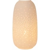 Image de Lampe de table en porcelaine blanche 33 cm E14 Flores Lucide