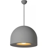 Image de Suspension moderne grise AKRON 1xE27 40W Lucide