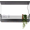 Image de Lustre MIRAVELLE noir 6xGU10x40W en métal, dimensions : 160x112x22 cm, IP20, Lucide