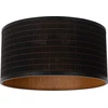 Image de Plafonnier bambou abat-jour noir TAGALOG 1xE27 40W Lucide