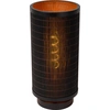 Image de Lampe de table avec abat-jour Tagalog noir, 1xE27x40W, osier / rotin / paille, dimensions : 31,5 x 15 x 15 cm, IP20, Lucide