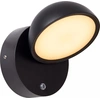 Image de Applique mobile d'extérieur noire avec détecteur de crépuscularité intégré LED 12W FINN Lucide