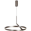 Image de Suspension Led Élégante Applause Métal Brossé - Ø 60cm - 23400/60/15