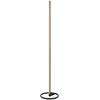 Image de Lucide BRAGA   Lampe sur pied   Ø 30 cm   LED avec réglage de l'intensité lumineuse   Température de couleur réglable (CCT)   1x22 W 2700 K/4000 K   Couleur : marron | Qualité supérieure